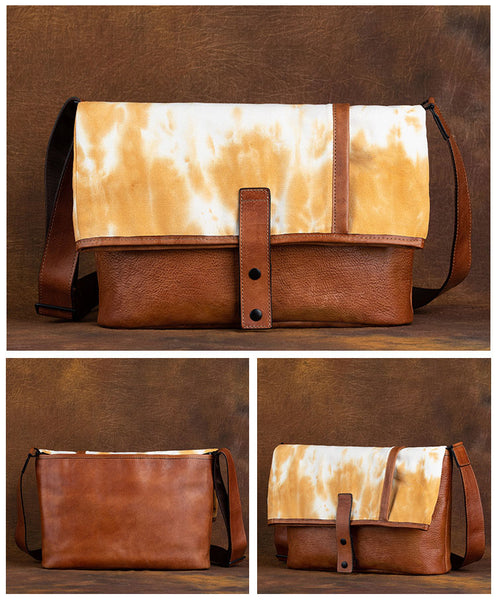 Vintage Womens Canvas And Leather Shoulder Tote Bag Crossbody Purse For Women Details