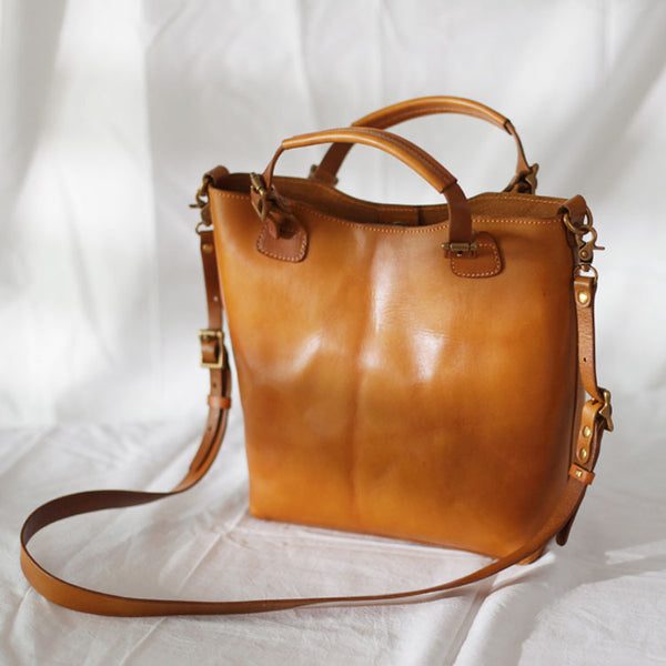 Vintage Womens Genuine Leather Crossbody Tote Bag Cross Shoulder Bag Cool