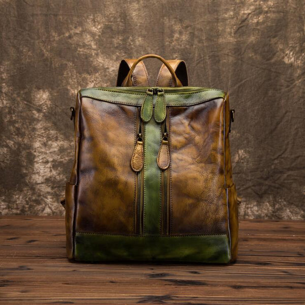 Womens Square Leather Backpack Purse Soft Leather Hnadbag For Women Womens Square Leather Backpack Purse Soft Leather Hnadbag For Women