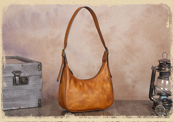 Vintage Womens Leather Boho Bag Shoulder Handbags Purse for Women Chic