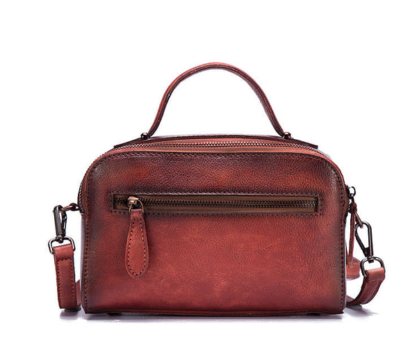 Vintage Womens Leather Crossbody Handbags Cross Shoulder Bag Side