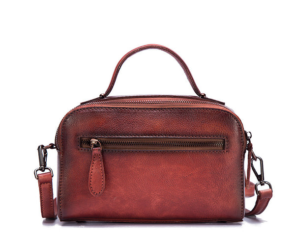 Vintage Womens Leather Crossbody Handbags Cross Shoulder Bag Side