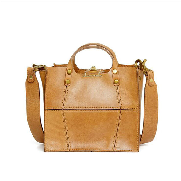 Vintage Womens Leather Crossbody Tote Bag Purse Handbags For Women