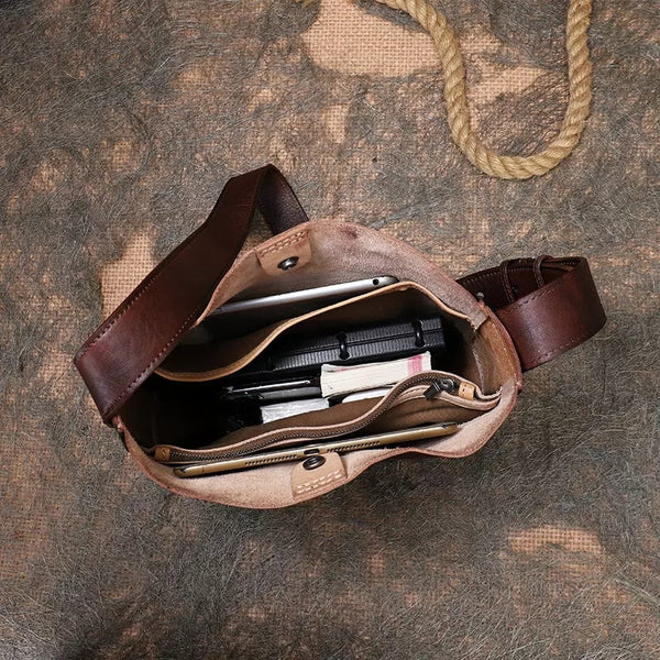 Vintage Womens Leather Tote Handbags Black Leather Shoulder Bag Capacity