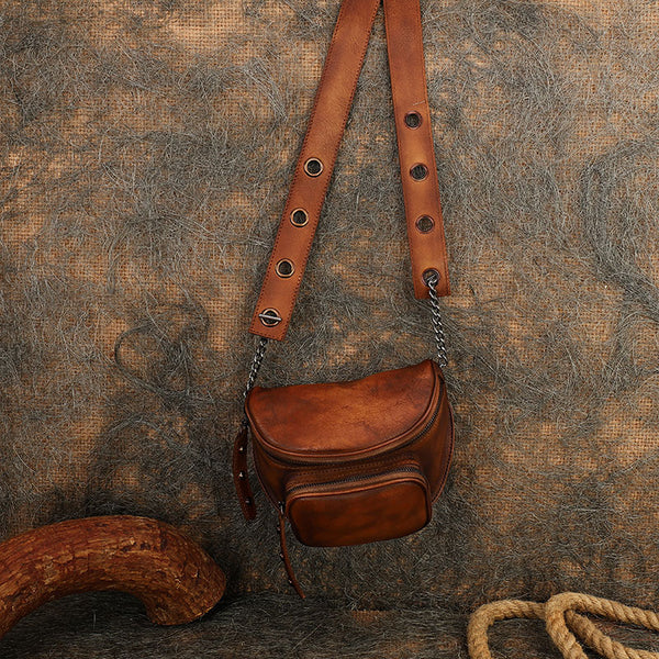 Vintage-Womens-Small-Saddle-Bag-Cross-Shoulder-Bag-For-Women-Badass