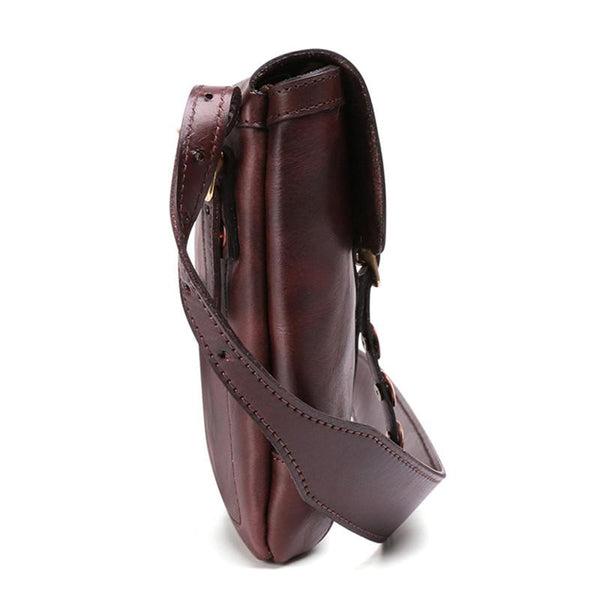 Western Womens Boho Leather Crossbody Satchel Purse Small Shoulder Bag for Women Chic