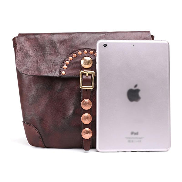 Western Womens Boho Leather Crossbody Satchel Purse Small Shoulder Bag for Women