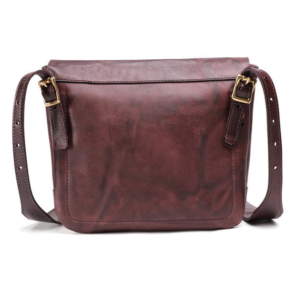 Western Womens Boho Leather Crossbody Satchel Purse Small Shoulder Bag