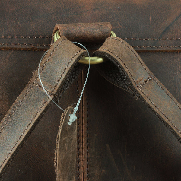Western Womens Brown Leather Backpack Bag Purses Cool Backpacks for Women Accessories
