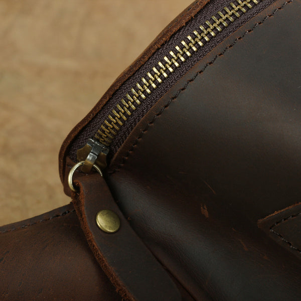 Western Womens Brown Leather Backpack Bag Purses Cool Backpacks for Women Designer