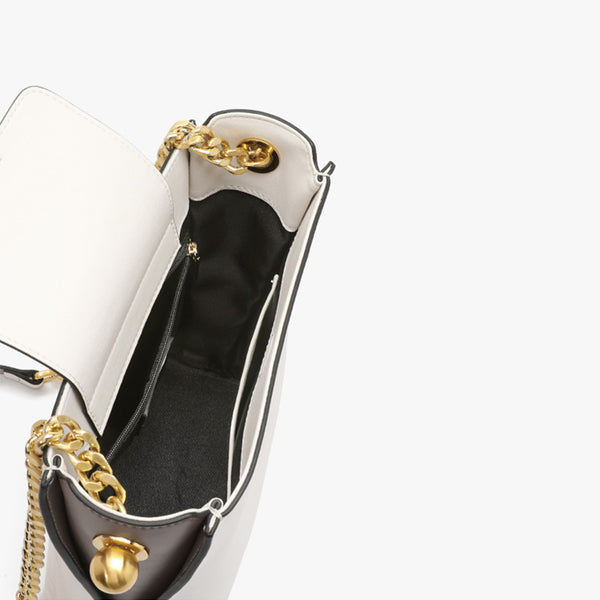 White Leather Womens Tote Bag Leather Crossbody Bags Shoulder Bag cute