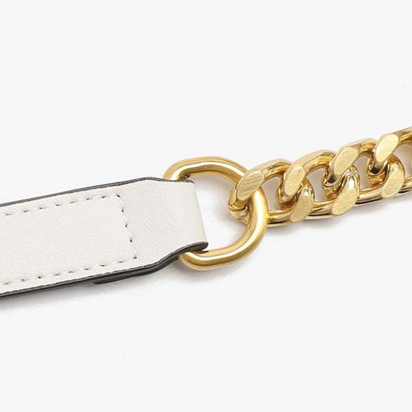 White Leather Womens Tote Bag Leather Crossbody Bags Shoulder Bag fashion