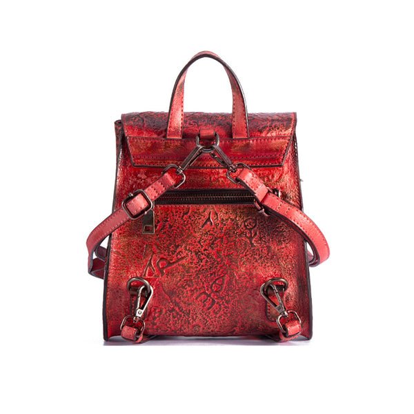 Women Dyeing Leather Backpack Handbags Cool Backpacks for Women best