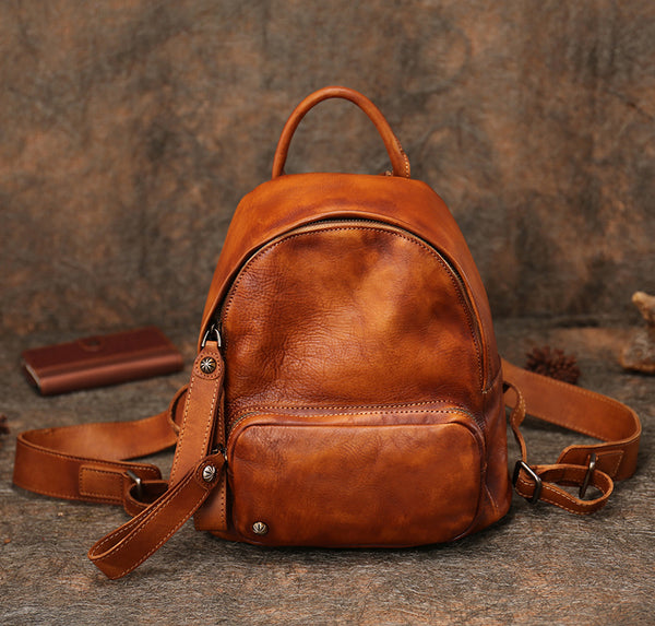 Women Leather Small Backpack Purse Cute Backpacks for Women Accessories
