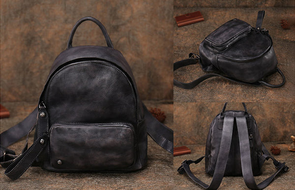 Women Leather Small Backpack Purse Cute Backpacks for Women Original
