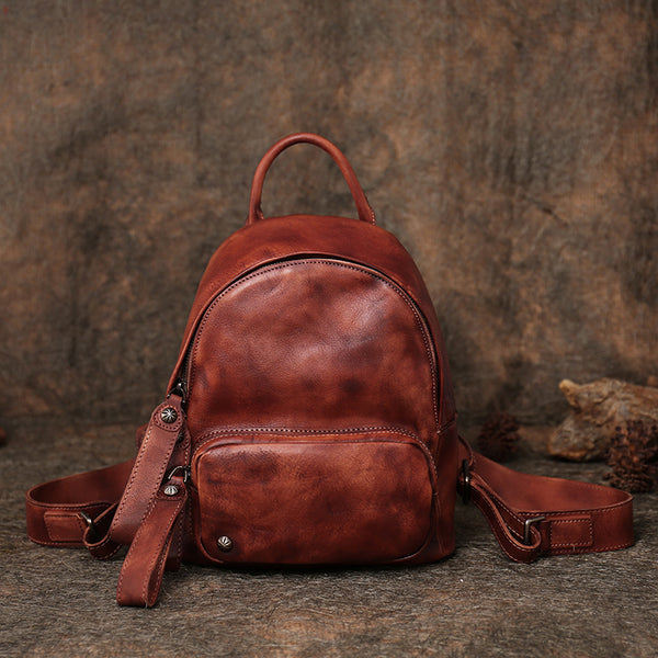 Women Leather Small Backpack Purse Cute Backpacks for Women