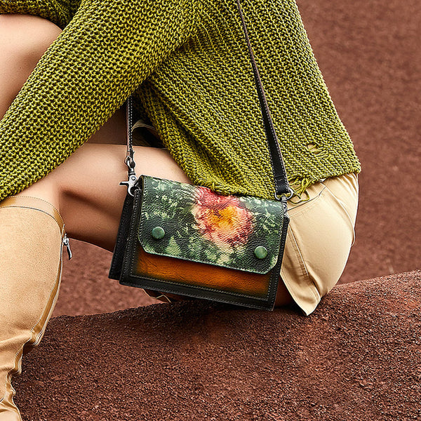 Women Small Leather Crossbody Bags Shoulder Bag Purses for Women cool