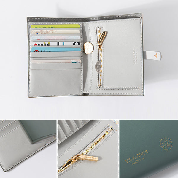 Women Small Wallet Purse Handmade Leather Wallets for Women Details