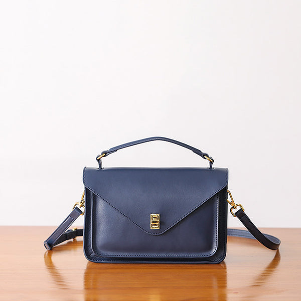 Women Stylish Leather Satchel Bag Crossbody Bags Purses for Women Handmade