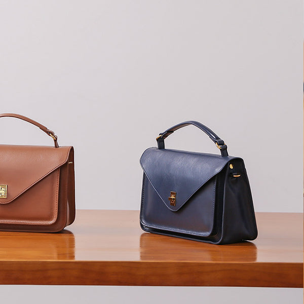 Women Stylish Leather Satchel Bag Crossbody Bags Purses for Women small