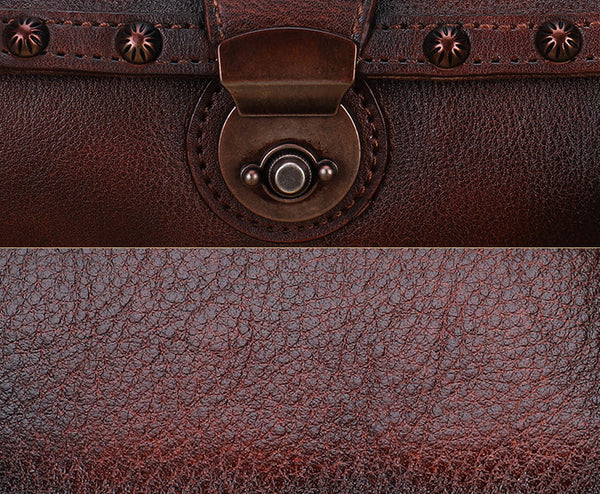 Women's Cylindric Bag Genuine Leather Shoulder Bags Durable