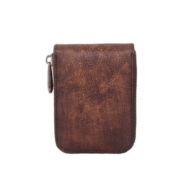 Women's Designer Card Wallets On Sale Zip Around Wallet For Women Brown