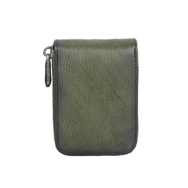 Women's Designer Card Wallets On Sale Zip Around Wallet For Women Cowhide