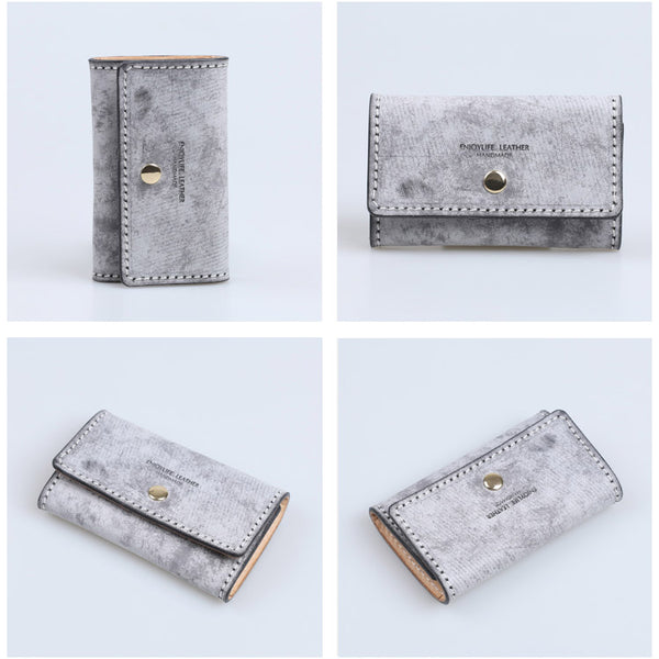 Women's Designer Key Holder Purse Small Card Wallets for Women Chic