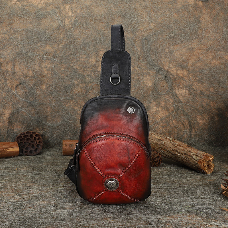 Women's Designer Leather Sling Bag Purse Chest Pack Bag For Women Affordable