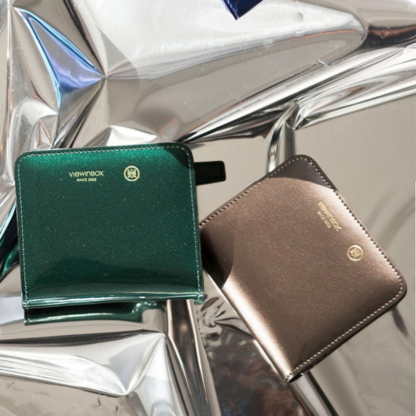 Women's Designer Leather Wallet Purse Small Wallets for Women chic