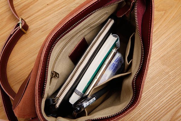 Women's Genuine Leather Crossbody Bags Shoulder Bag Purses For Women cute