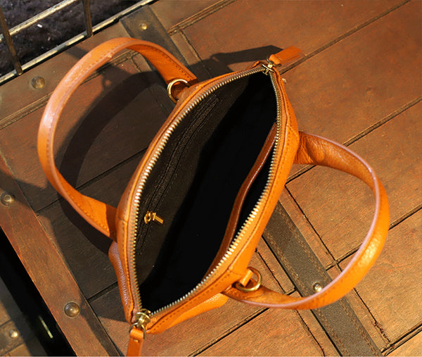 Women's Genuine Leather Handbags Crossbody Shoulder Bag For Women Inside