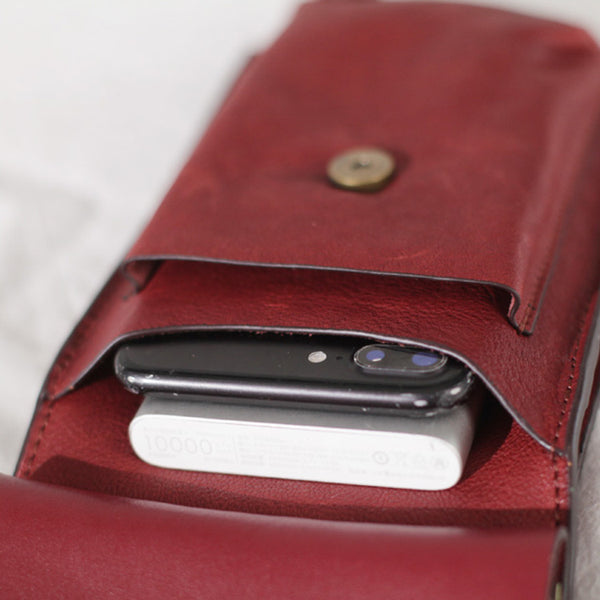 Women's Leather Crossbody Phone Bag Mini Satchel Purse Side Bag for Womens Quality