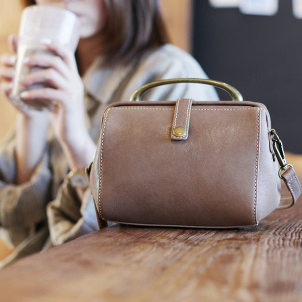 Women's Leather Doctor Bag Purse Crossbody Handbags Side Bag for Womens best