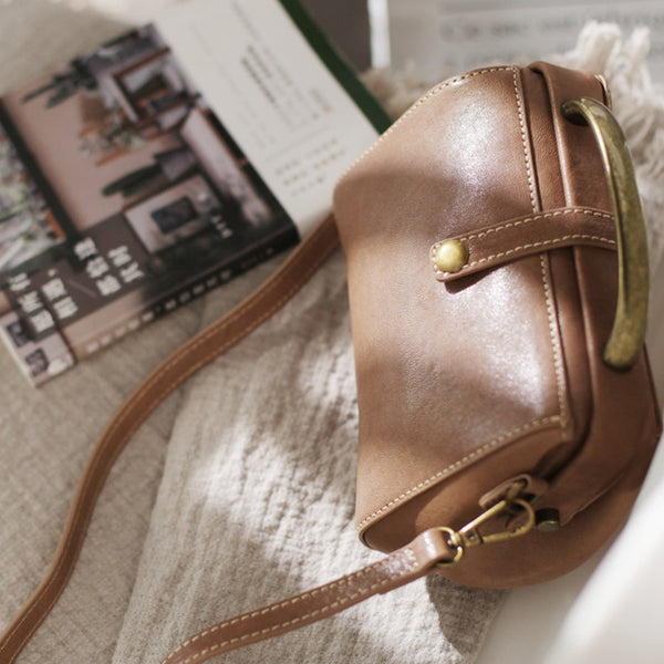 Cute Female Leather Doctor Bags Handbags Shoulder Bag Purse for Women