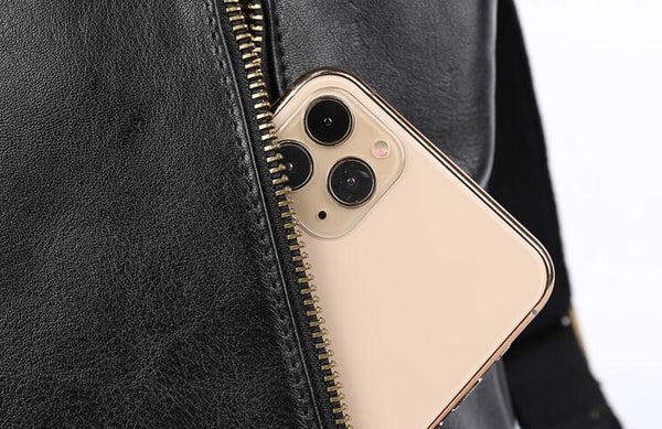 Women's Leather Laptop Backpack Purse Rucksack Bag For Women Funky