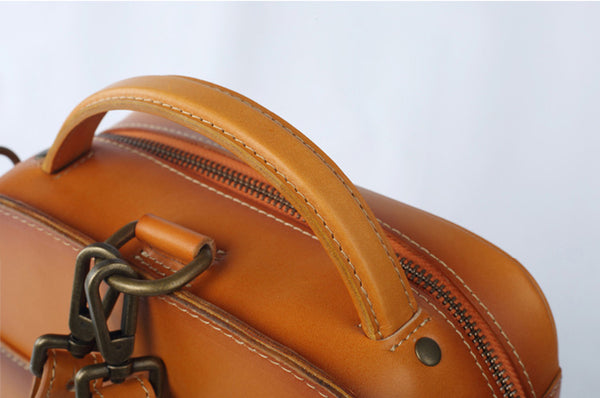 Women's Small Brown Leather Backpack Handbag Purse Shoulder Bag For Women quality