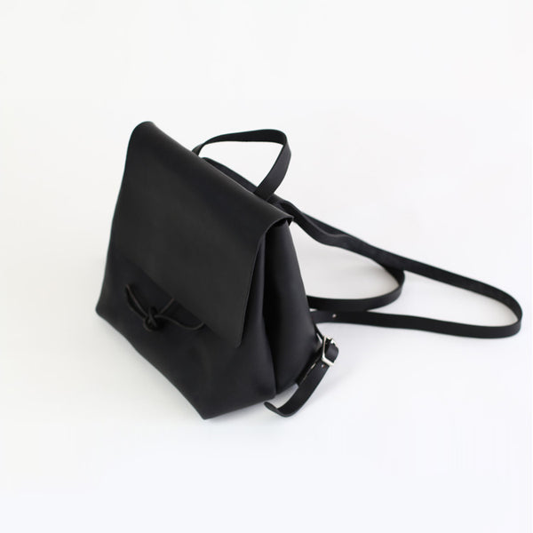 Womens Black Leather Backpack Bag Fashion Backpacks Purses for Women cute