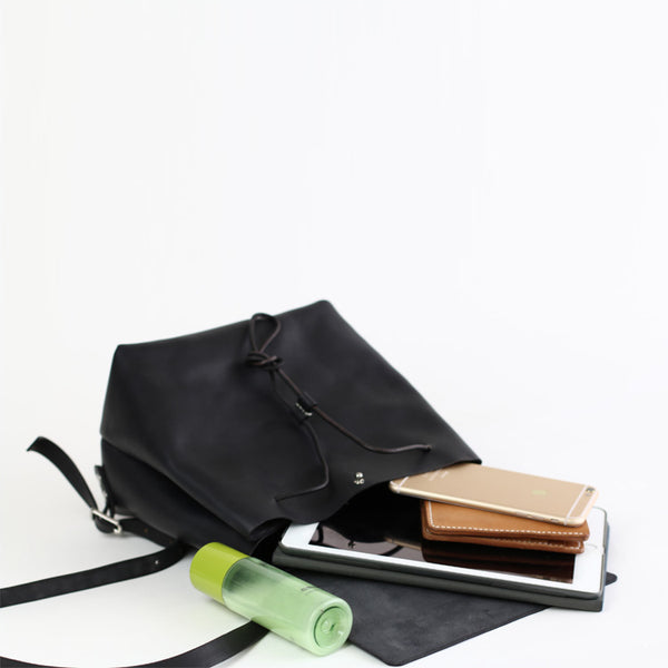 Womens Black Leather Backpack Bag Fashion Backpacks Purses for Women fashion