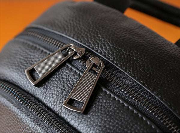 Womens Black Leather Backpack Purse Cool Backpacks for Women Details