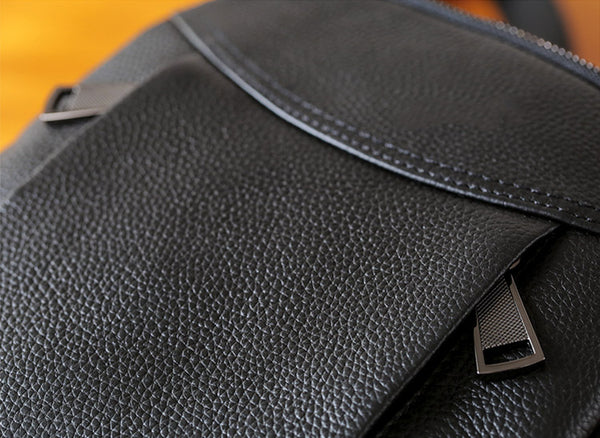 Womens Black Leather Backpack Purse Cool Backpacks for Women Genuine Leather