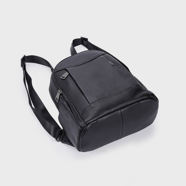 Womens Black Leather Backpack Purse Cool Backpacks for Women beautiful