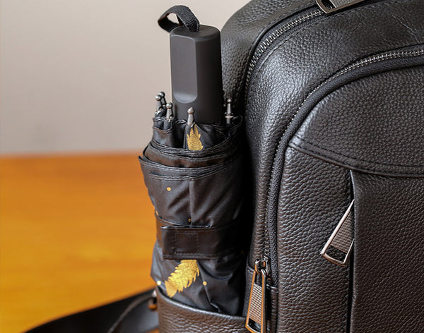 Womens Black Leather Backpack Purse Cool Backpacks for Women fashion