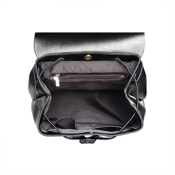 Womens Black Leather Backpack Purse Cute Backpacks for Women Accessories