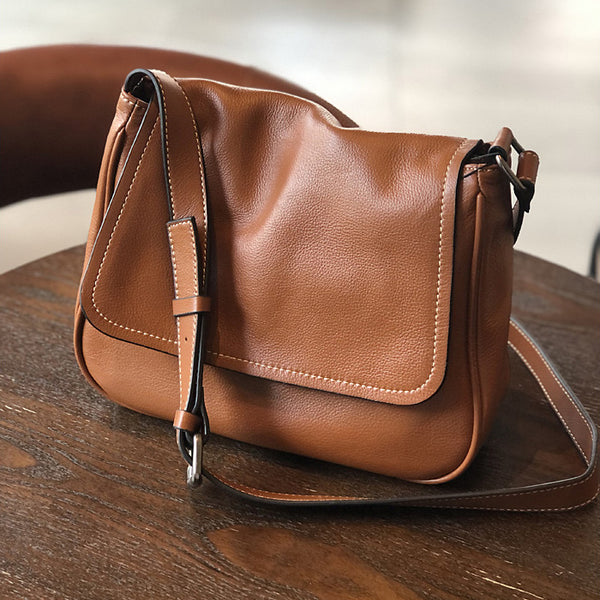 Womens Black Leather Satchel Purse Soft Leather Crossbody Bag For Women Cool