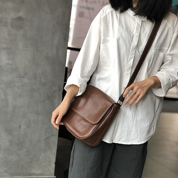 Womens Black Leather Satchel Purse Soft Leather Crossbody Bag For Women Genuine Leather