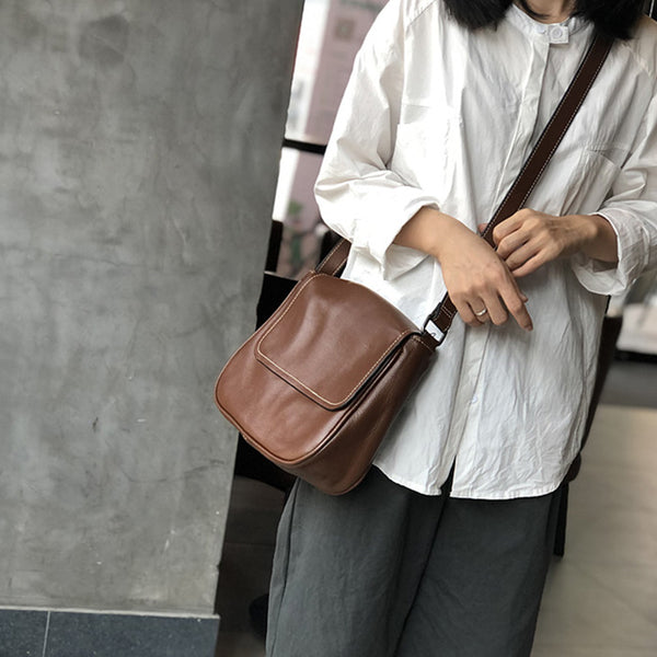 Womens Black Leather Satchel Purse Soft Leather Crossbody Bag For Women Gift-idea