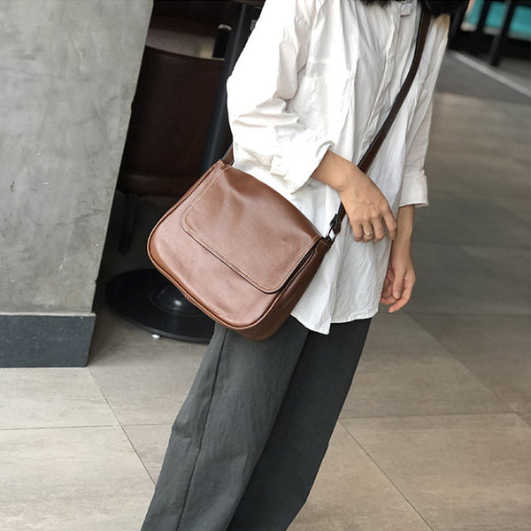 Womens Black Leather Satchel Purse Soft Leather Crossbody Bag For Women Gift