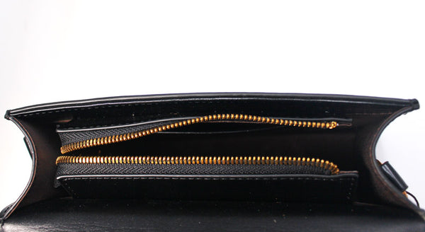 Womens Black Shoulder Handbags Small Leather Crossbody Bag For Women Details