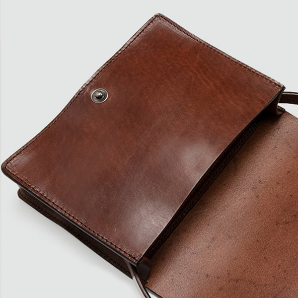 Womens Boho Leather Square Crossbody Satchel Purse Shoulder Bags for Women Details